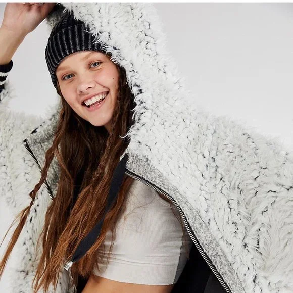 Free People Fluffly Dolman Jacket